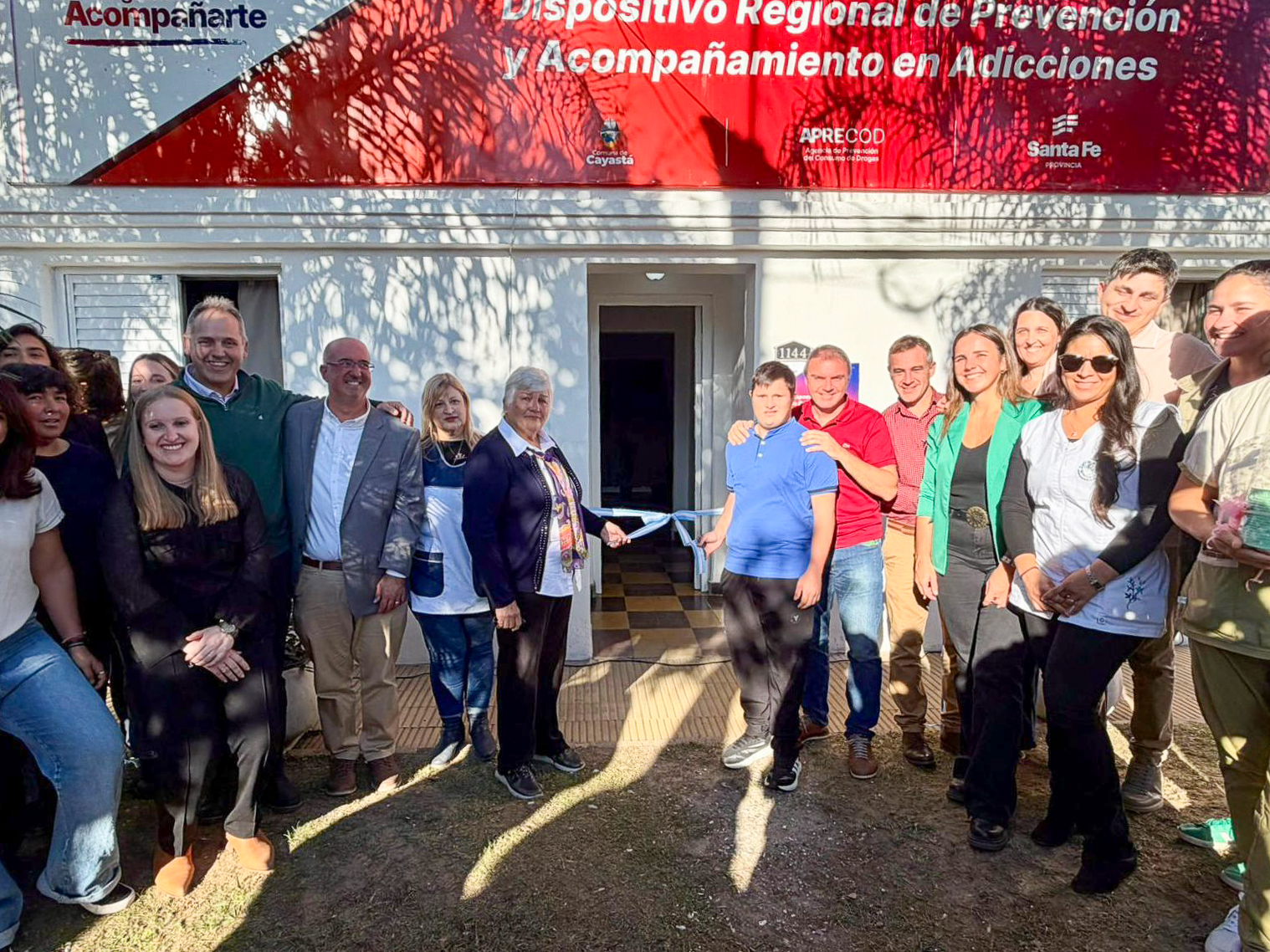 Cayastá inauguró un nuevo Centro de Día para el abordaje de consumos problemáticos