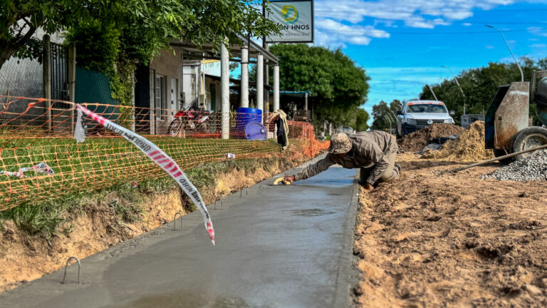 La obra de Av. Los Inmigrantes avanza hacia su etapa final